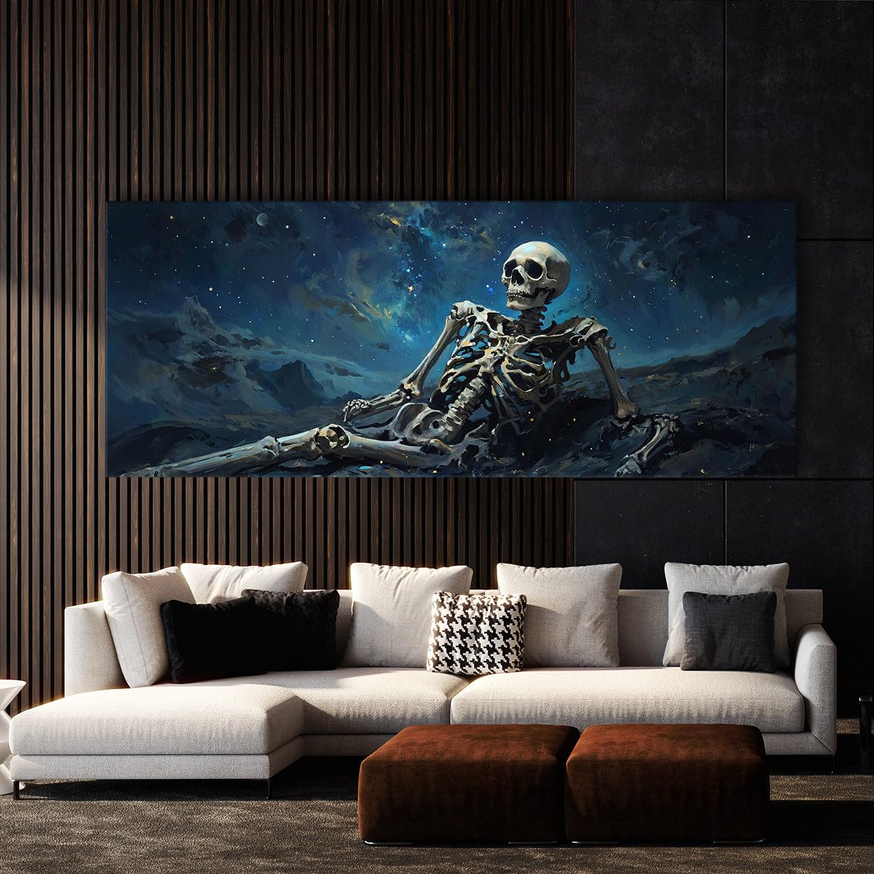 Amazon.com: Sense Canvas Skeleton Eternal Cosmic Rest 15 Canvas