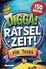 DIGGA! Puzzle time! 150 puzzles: Cool puzzle mix for every teenager: crossword puzzle Sudoku Suchsel cryptograms number grid and many more great things! Paperback – Feb. 19, 2025