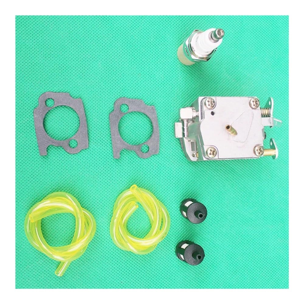 Herramientas de jardín Kit de Filtro de Combustible y bujía de carburador for Motosierra 041 041AV