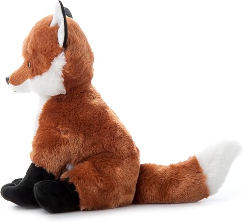 Miniatura 3 de The Petting Zoo Peluche de zorro, regalos para niños, animales salvajes del zoológico Onez, juguete de peluche de zorro de 12 pulgadas