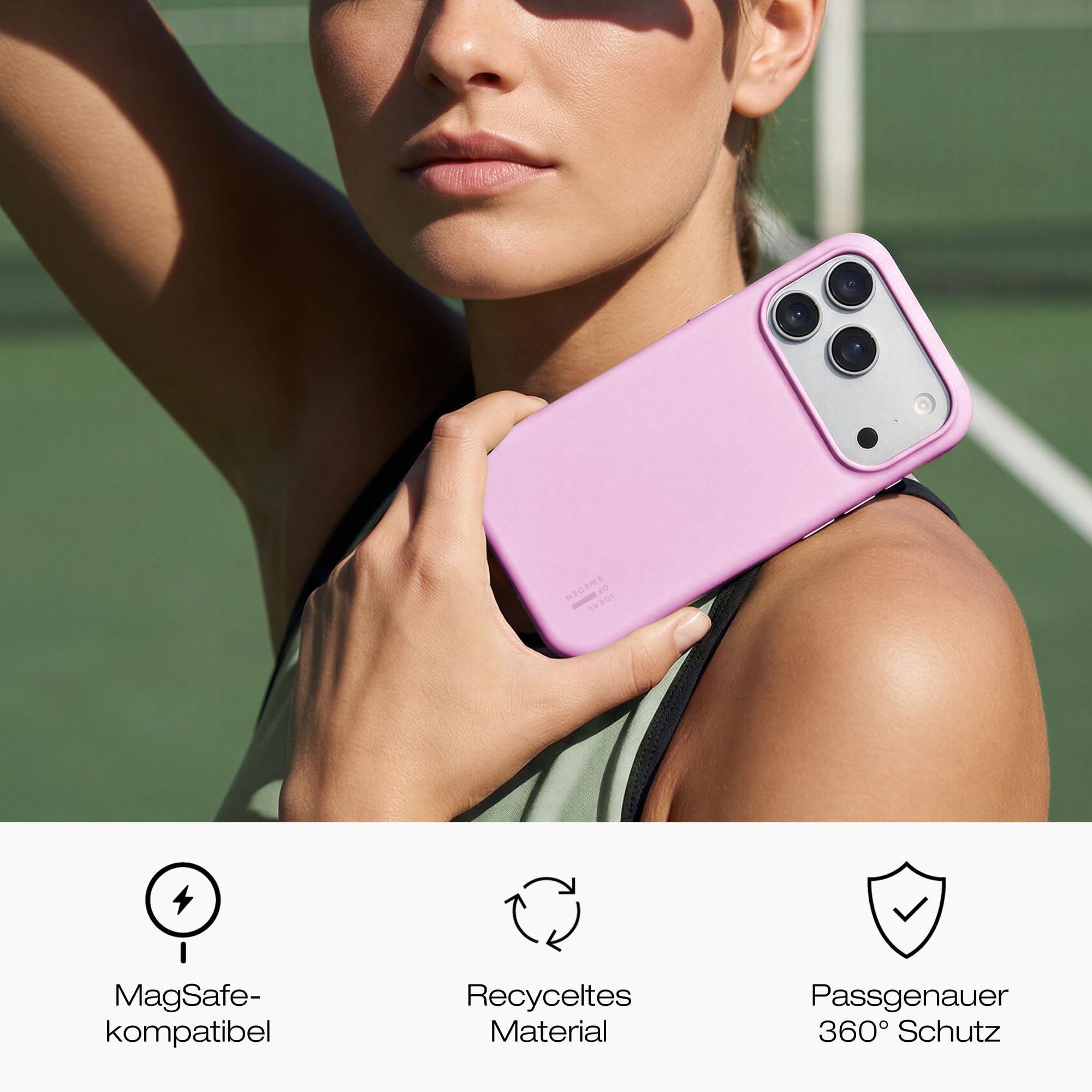 IDEAL OF SWEDEN Silicone Case MagSafe iPhone 17 Pro Cloud Dancer