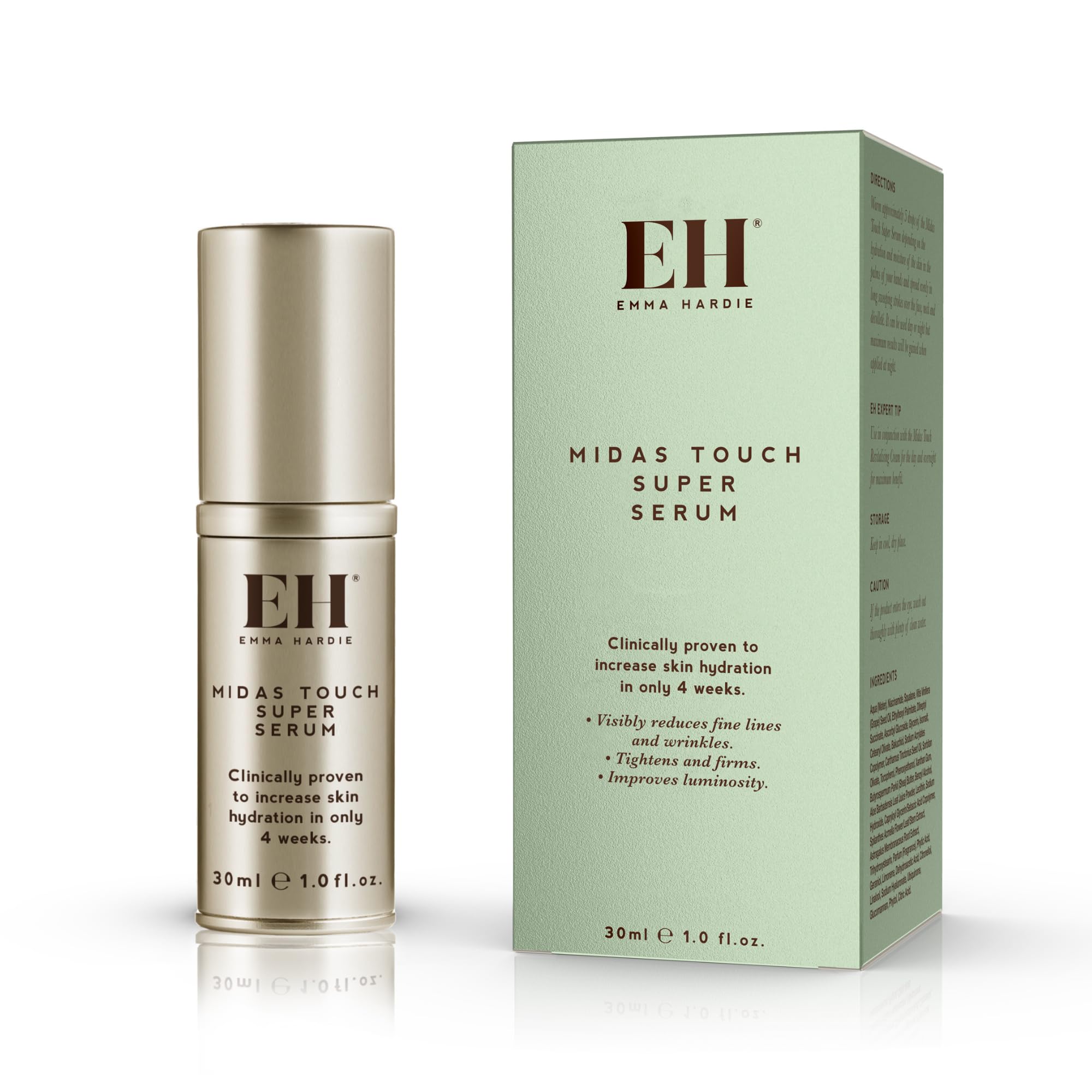 Emma Hardie Midas Touch Anti-Aging Super Serum, Facial Serum for Anti Aging with Niacinamide, Bakuchiol, Squalane and Aloe Vera