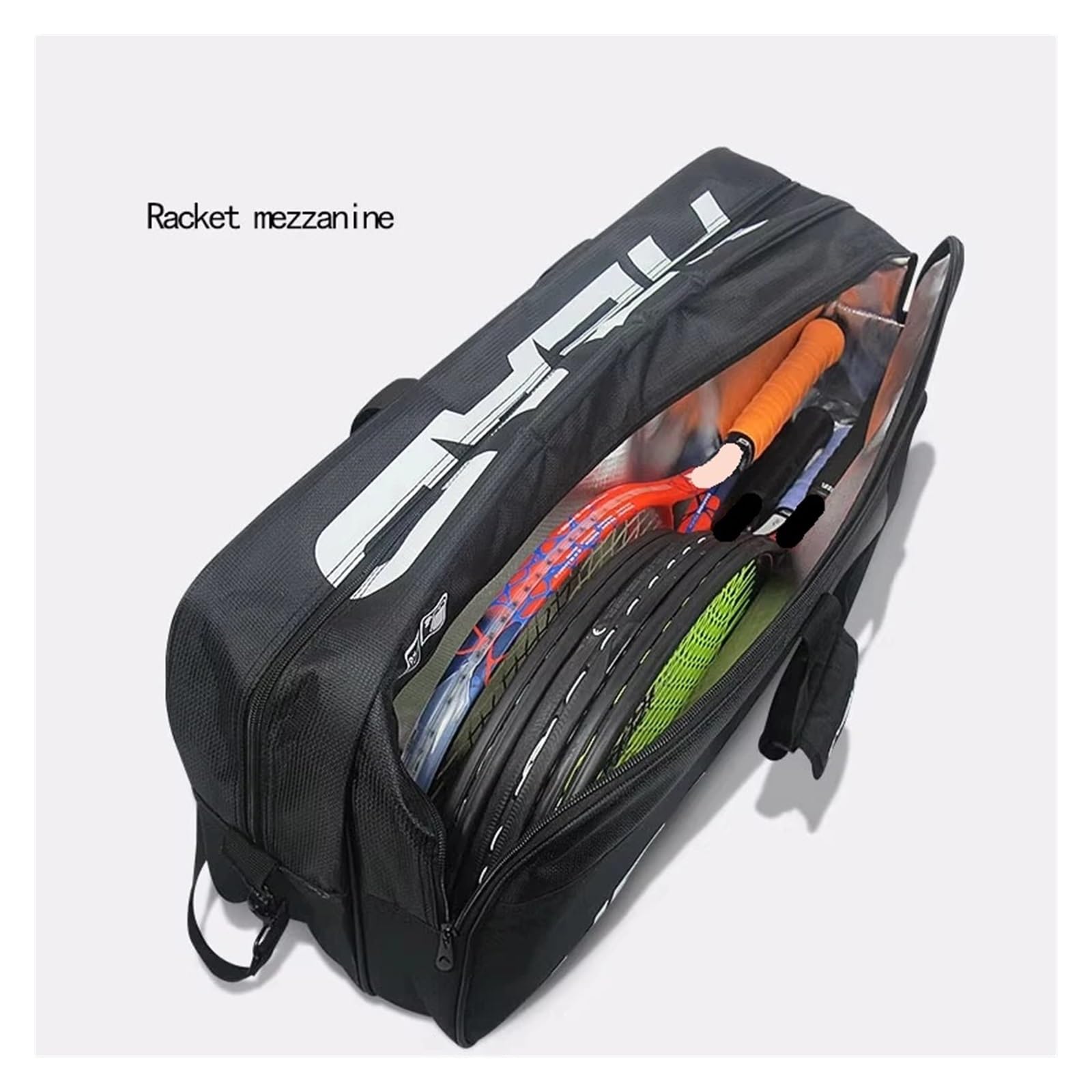 Raquetero Tenis Bolsa De Raqueta Tenis, Paquete 6, Mochila Bádminton Gran Capacidad for Hombres Y Mujeres, Deportiva