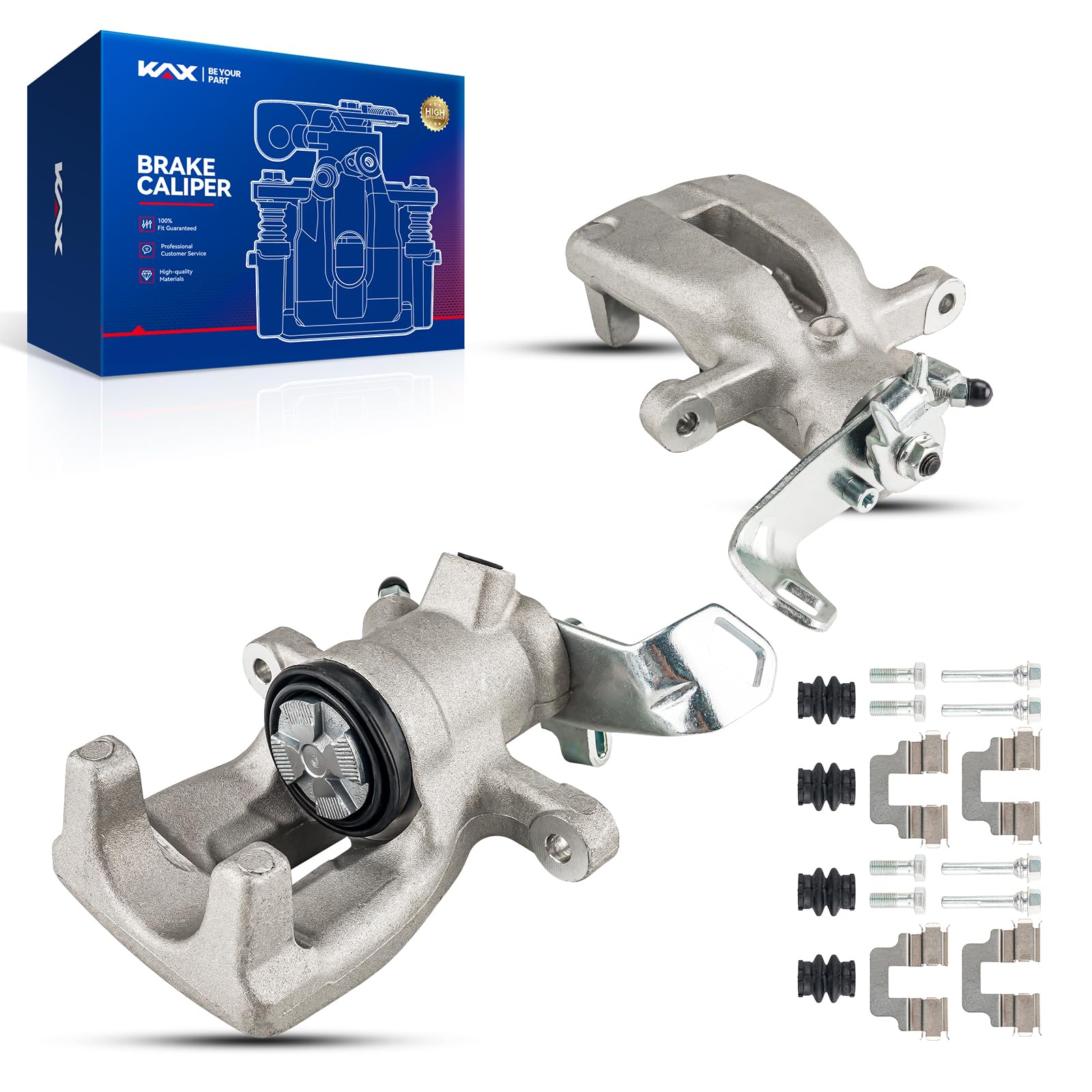 KAX 193318+193319 Brake Caliper Compatible with Mini Cooper 2008-2014 1.6T