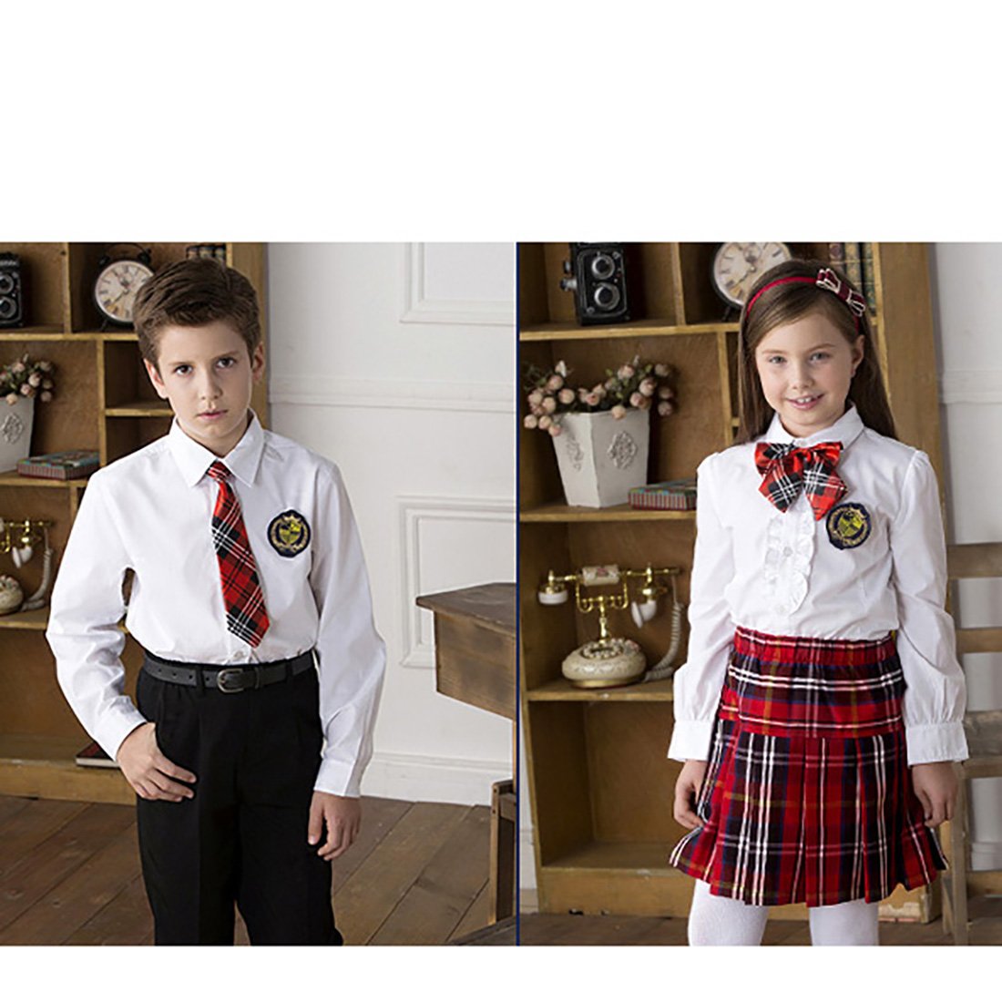 URSFUR Children Janpan Cosplay Uniform Bow Tie Kids Pre Tied Necktie Bowtie B