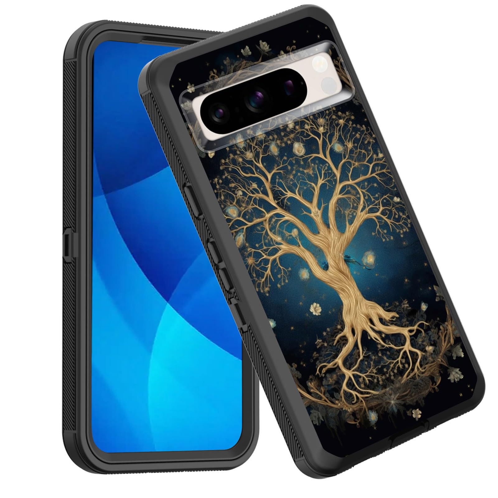 Coque Pixel 8 Pro arbre de vie esthétique robuste pour le quotidien - 8