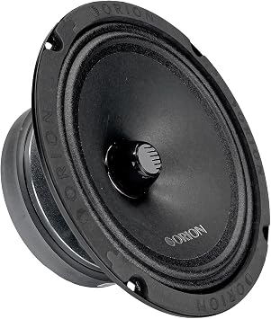 Orion Cobalt CM852 High Efficiency 8 Mid-Range Bullet Loudspeakers, 1200W Max Power, 300W RMS, 2 Ohm, 1.5 Voice Coil - Pro Car Audio Stereo, Midrange Speakers (Pair)