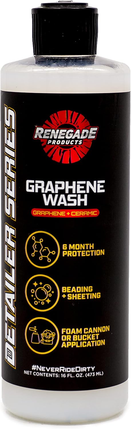Renegade Products Graphene Ceramic Wash Coating with Sio2, 1 Year Coating For Enthusiasts And Professionals