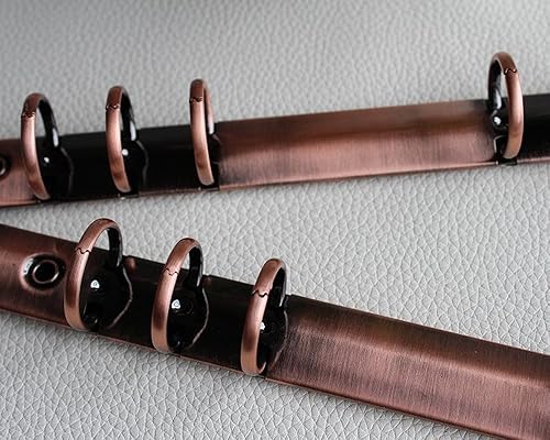 Miniatura 3 de Passion Junetree Steel Traveler's - Cuaderno de 6 anillos incluye color latón de tornillo (paquete de 2)