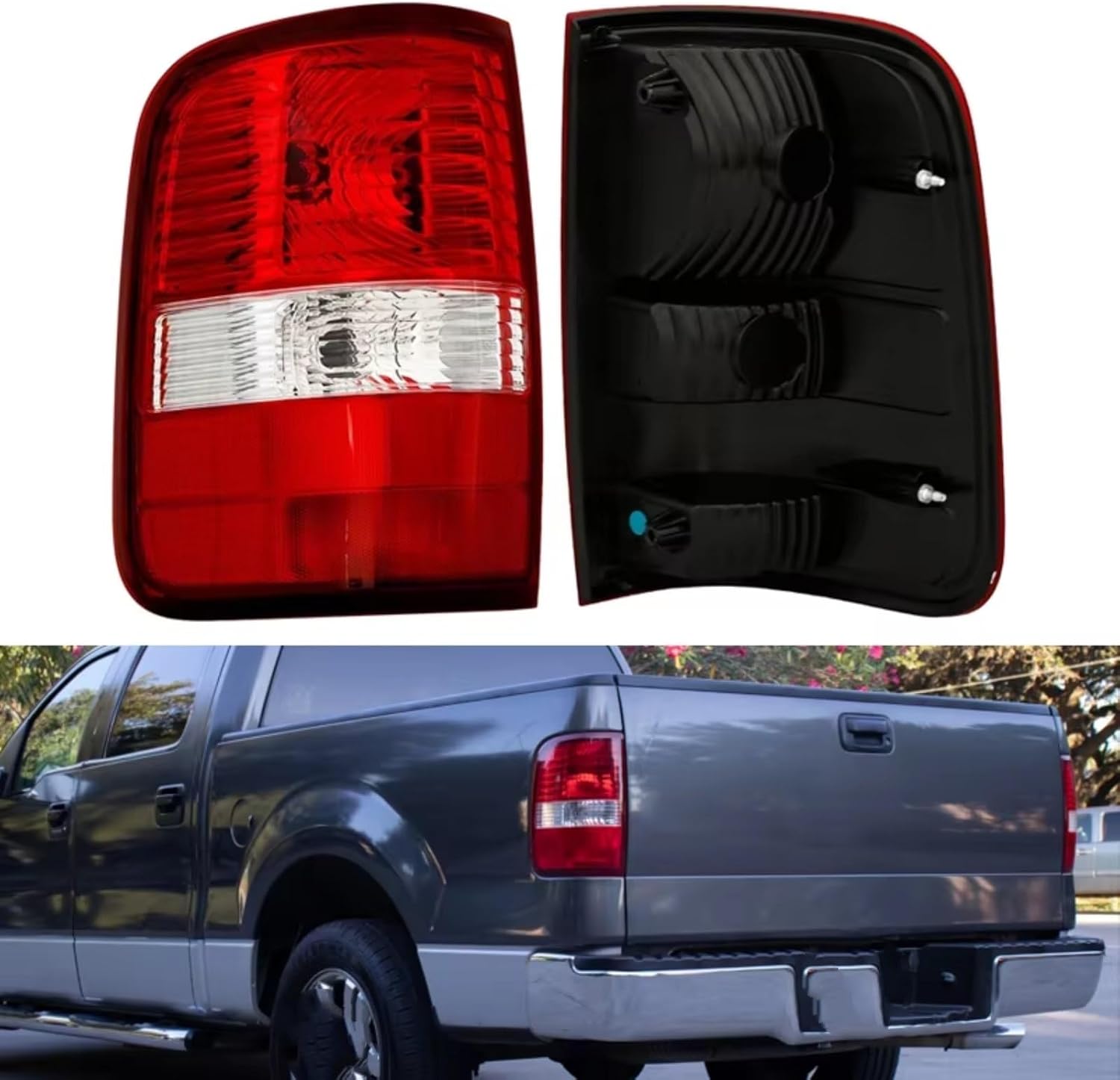 Rear Light Housing Car Taillight Housing Tail Light Cover Rear Turn Signal Reverse Warning Light Cover Without Bulb Fo2800182 Fo2801182
