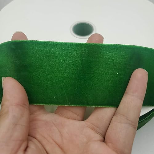 Miniatura 9 de Bobina de cinta de terciopelo de 10yardas, disponible en muchos colores