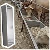 AMUFJJ Heavy Duty Cattle Trough Feeder, Outdoor Livestock Waterers & Food Troughs Bowl for Farm/Yards/Horse Stables/Pasture, Open Feeding Trough(50cm (19 7/10))