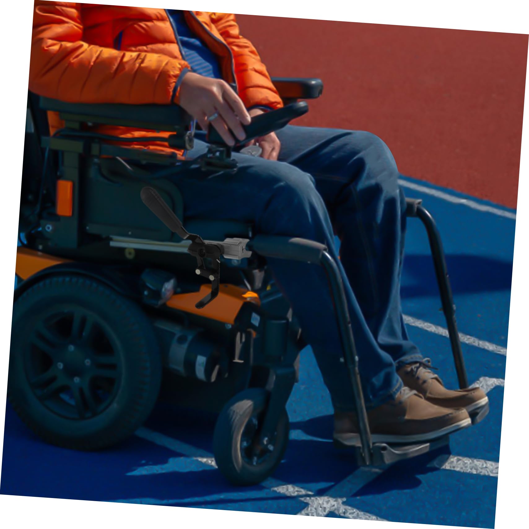 BUTIFULSIC 2pcs Electric Wheelchair Brake Wheelchair Brake Extension Handles Wheelchair Brake Parts Wheelchair Brakes Handlebar Brake Levers Metal Wheelchair Braking Part Convenient Brake