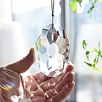 Vista 6 de Adorno de atrapasoles de cristales facetados colgantes