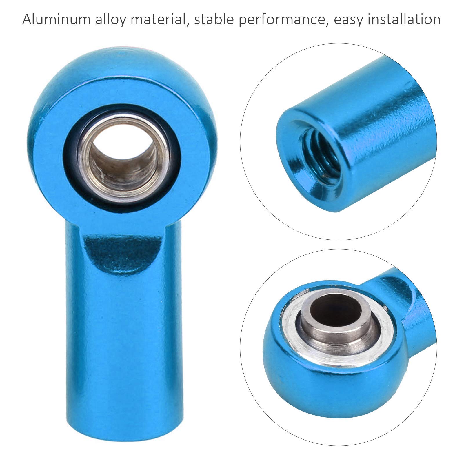 10x Teste A Sfera M3 Per Modellismo RC &ndash; Tiranti E Giunti Per Sterzo 3mm