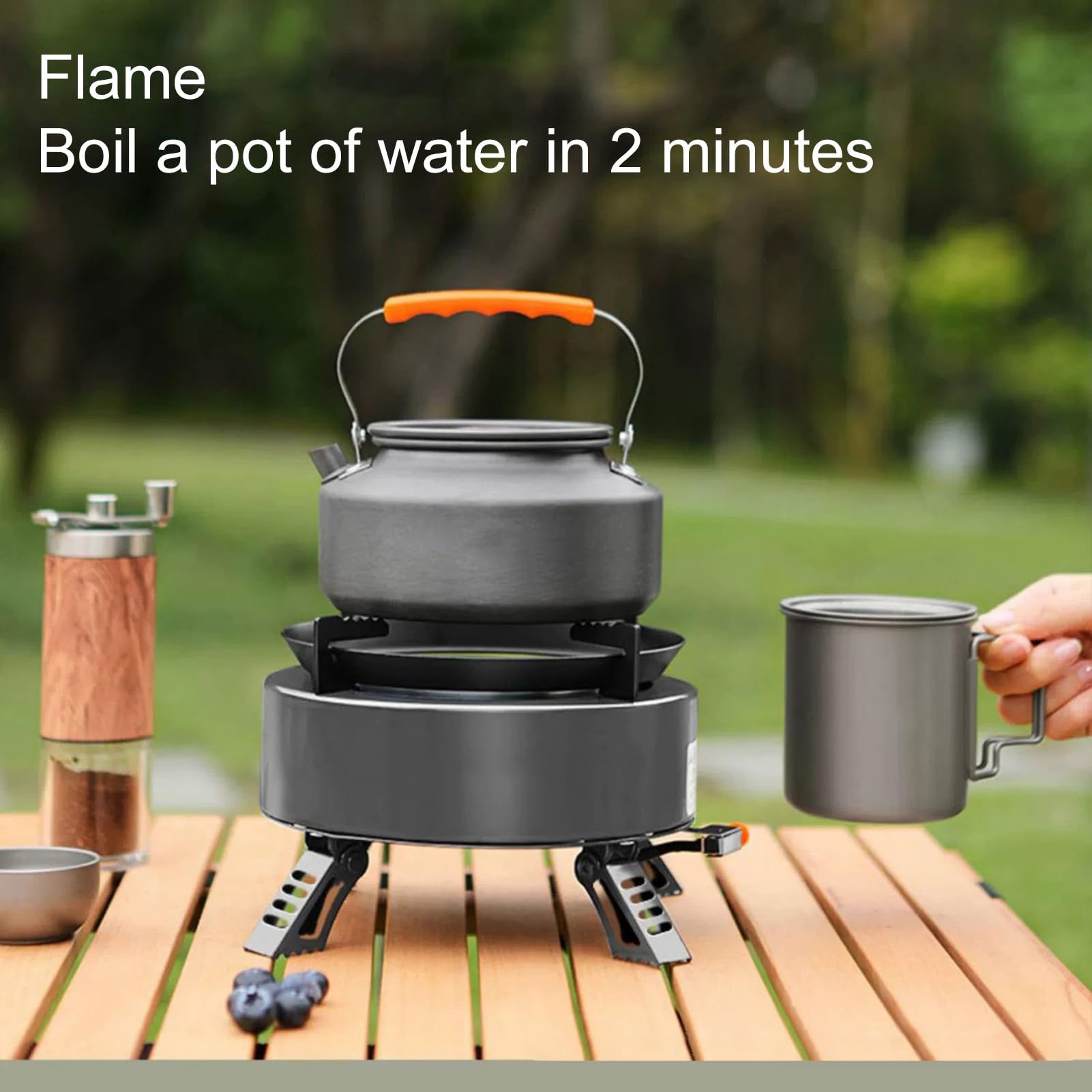 Hornillo de Camping Plegable y Resistente al
