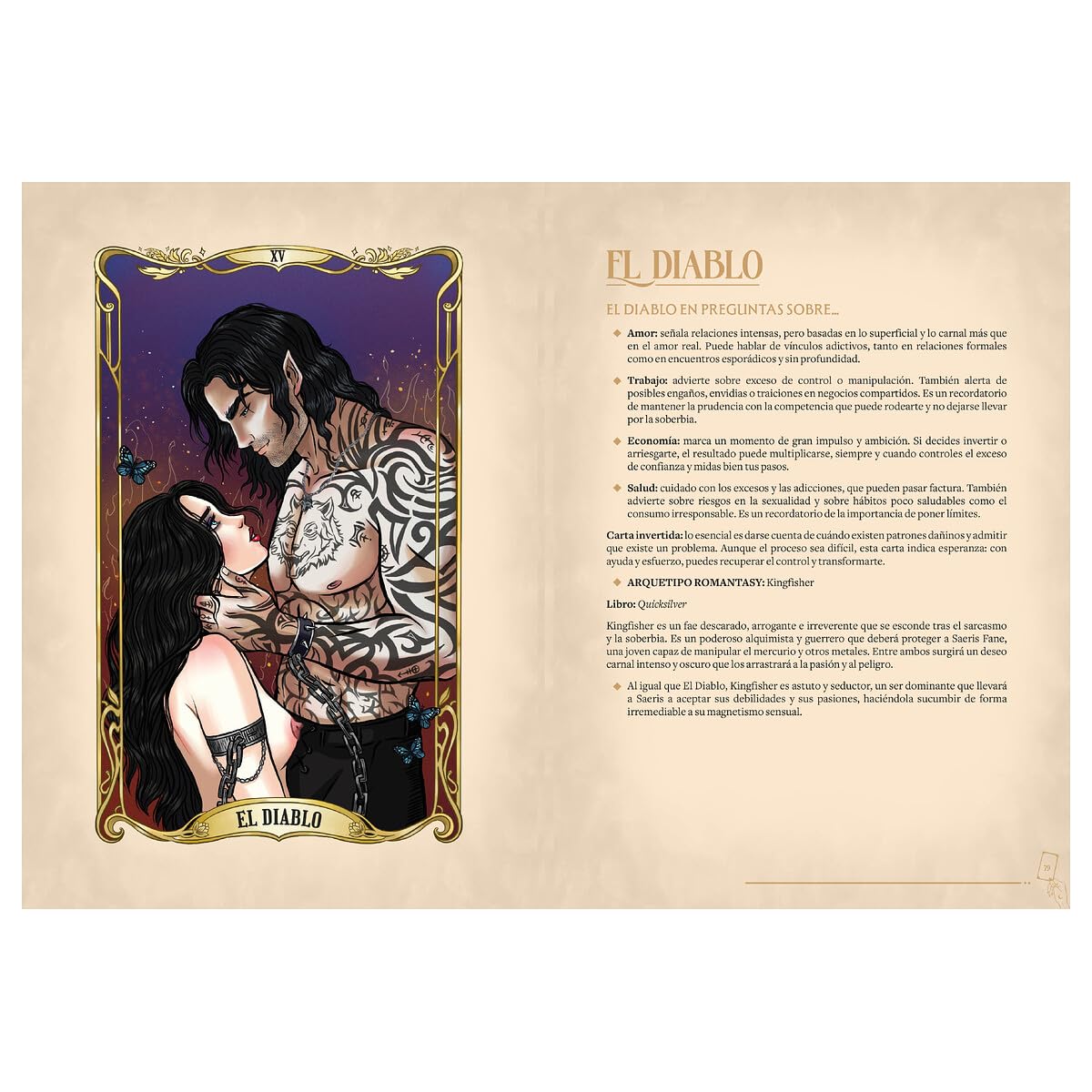 EL TAROT DEL ROMANTASY. Artbook de las cartas