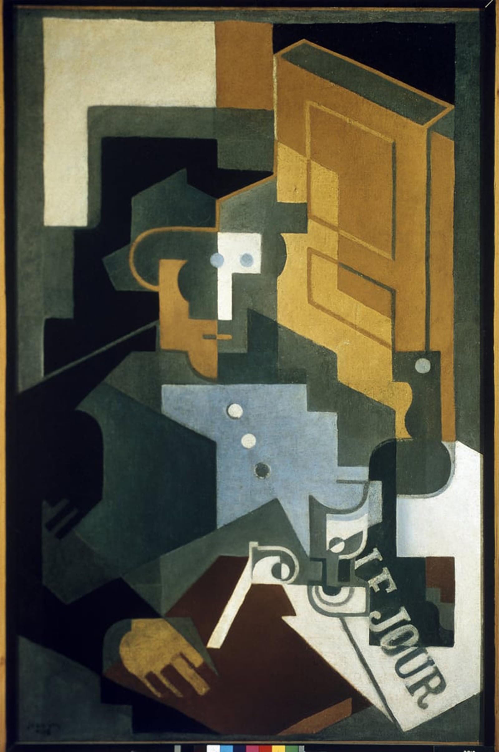 SERENDIPITP Abstract Painting Mural Print Picture Wall Decor Painting Tours by Juan Gris Vintage Wall Artwork for Home Decor 60x90cm