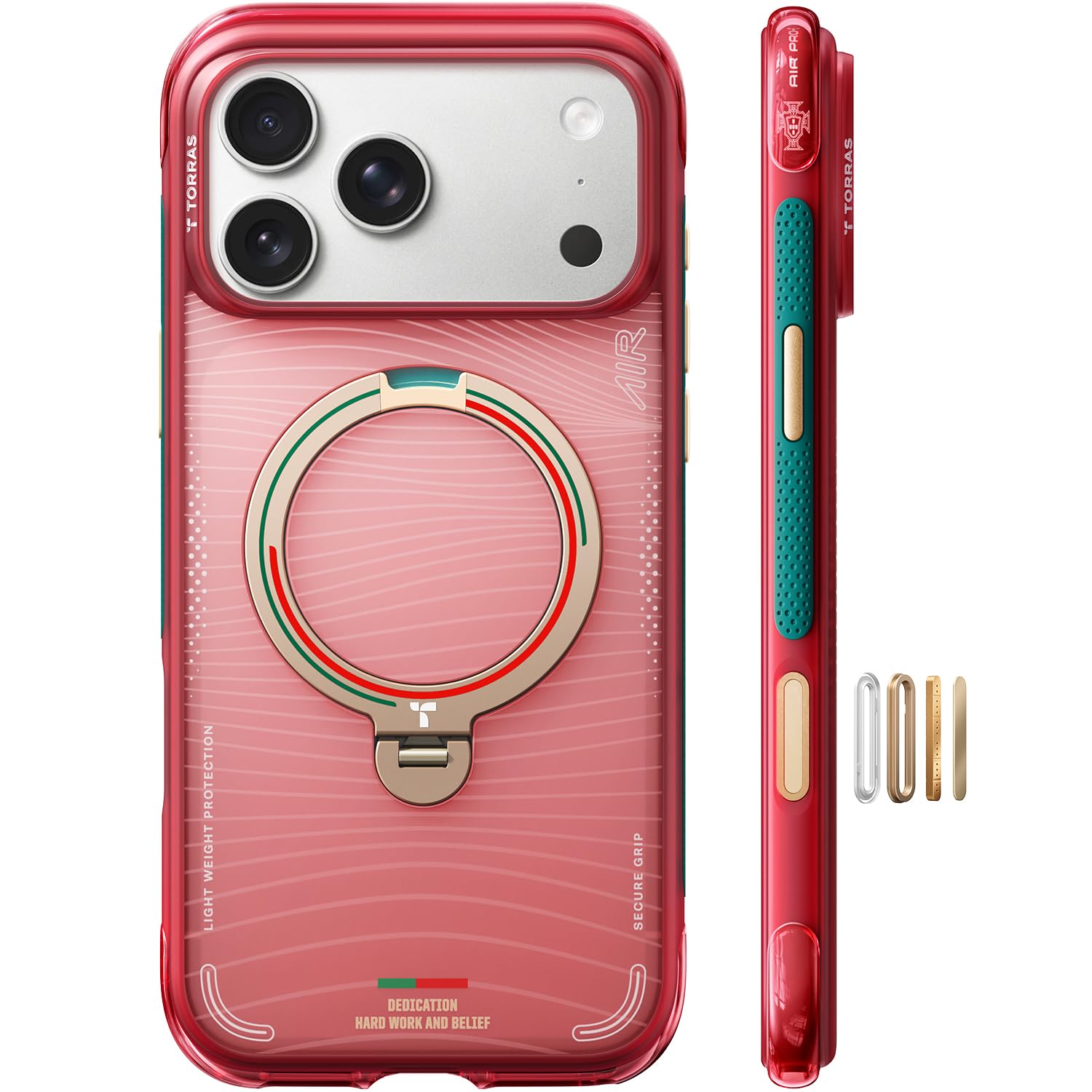 TORRAS iPhone 17 ProMax用ケース グローリー・ストライプ Amazon.co
