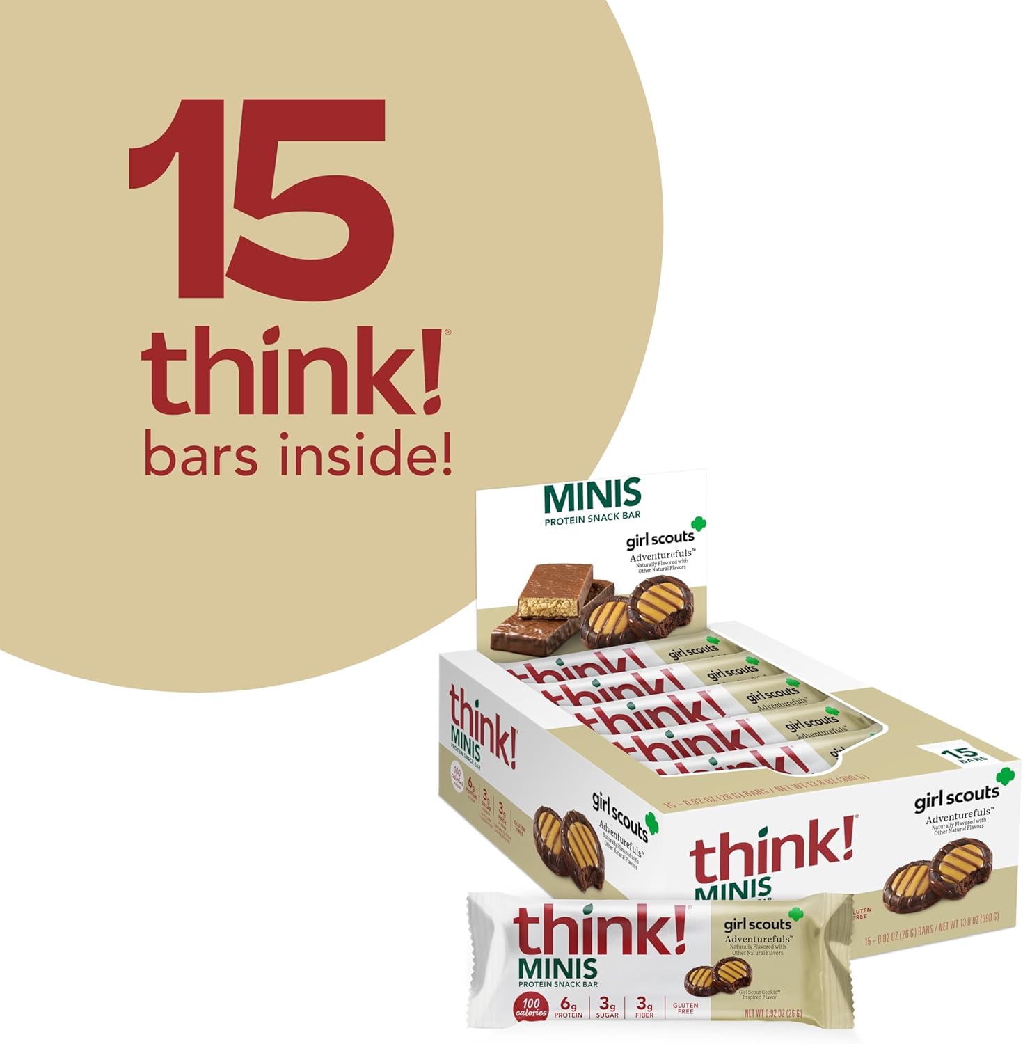think! Girl Scout Minis, Adventurefuls, 15 Count