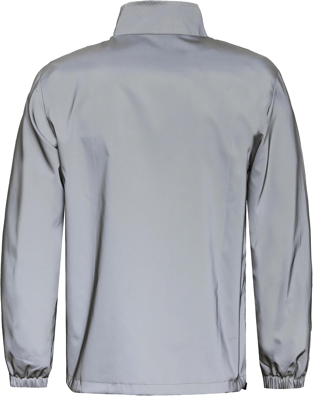 Spring and Autumn Men's Stand Collar High-Gloss Reflective Jacket Outdoor Cycling and Running Coat
