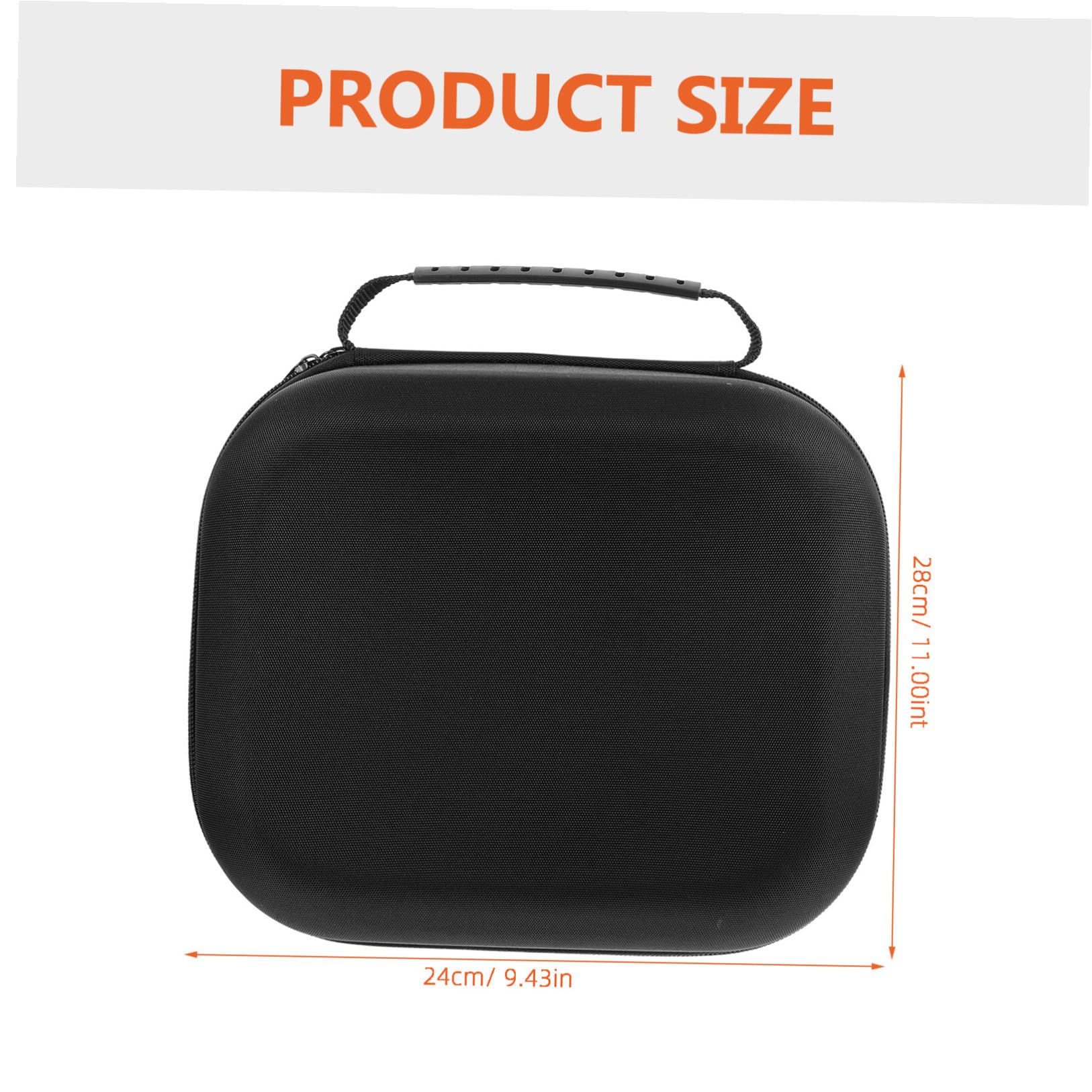 Operitacx Custodia Morbida Nera per Occhiali Vr Cerniera, Shockproof in Eva, Borsa Porta Occhiali per Viaggio e Uso Quotidiano