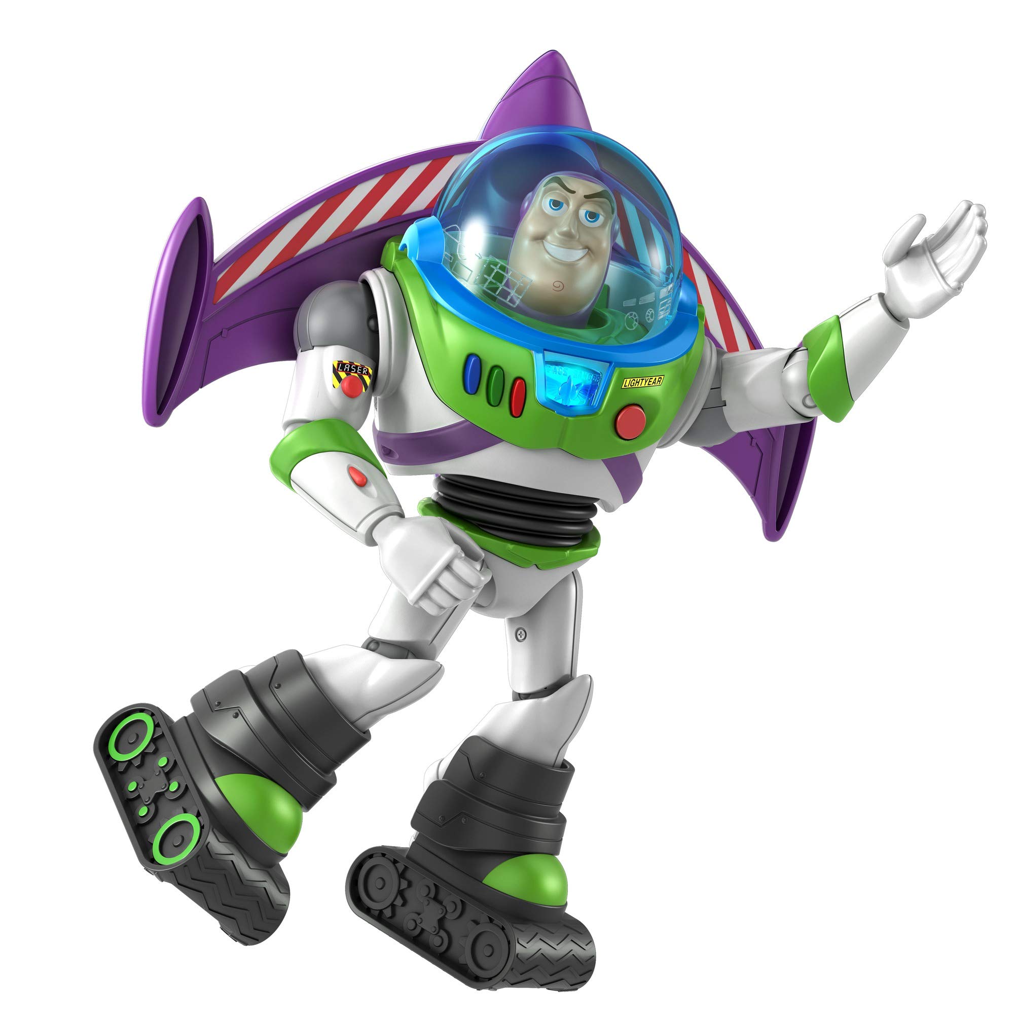Disney Pixar Toy Story - Figura Decorativa, diseño de zumbido, con Accesorios, Sonidos y Luces, Juguete Infantil, GTV23