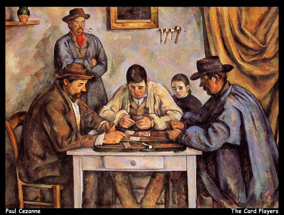 Unicorn Posters A1 POSTER (33/24 inch) (84/60 cm) - paul cezanne the card players 1 11019509276 o(1)