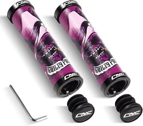 Miniatura 4 de CHOOEE Manillar de bicicleta de montaña con abrazadera de doble bloqueo, manillar de ciclismo antideslizante de goma MTB Grips,0.866 in Bicicletas