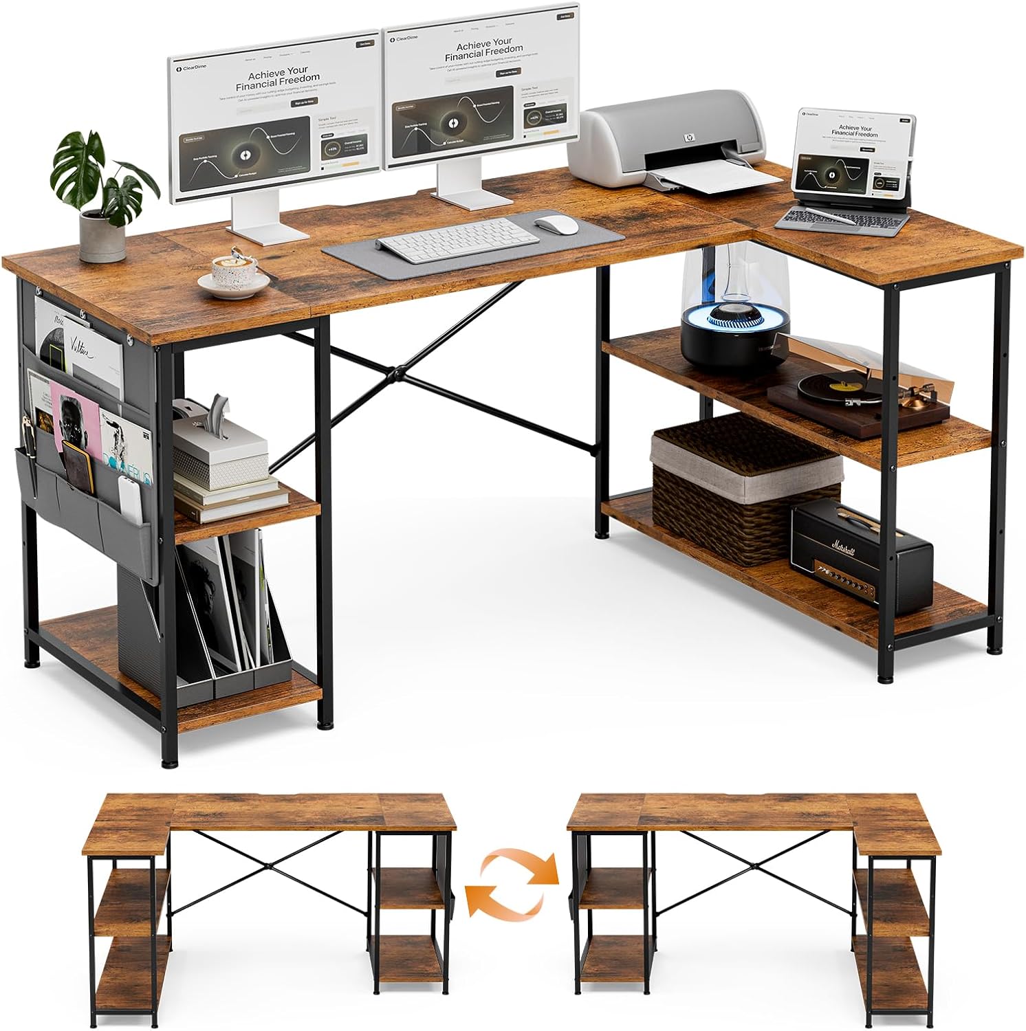 英国アンティーク木製ゲートレッグテーブル/ダイニング机/バタフライ
