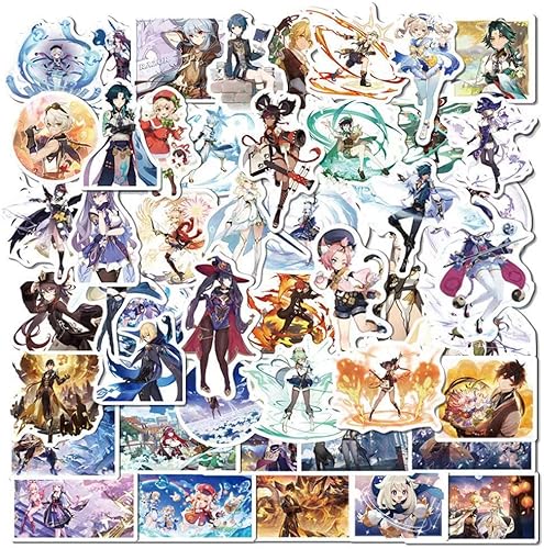 Miniatura 3 de Genshin Impact Nilou - Funda para Samsung Galaxy S20 Plus con llavero Vision y 50 calcomanías, funda de silicona suave transparente de dibujos