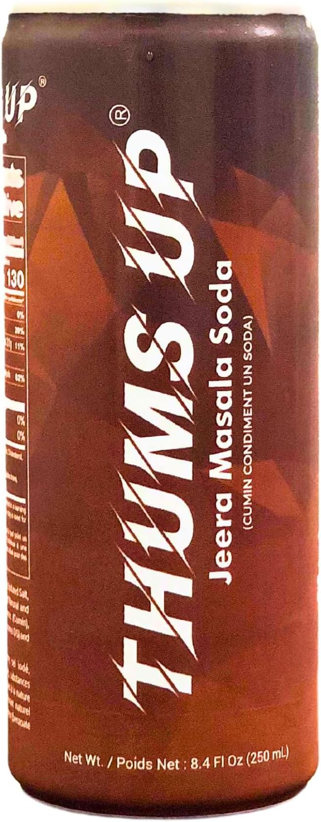 Thums UP Jeera Masala Soda/Cumin Condiment Soda 250ml/ 8.4 Fl.Oz Each (PACK OF 6)
