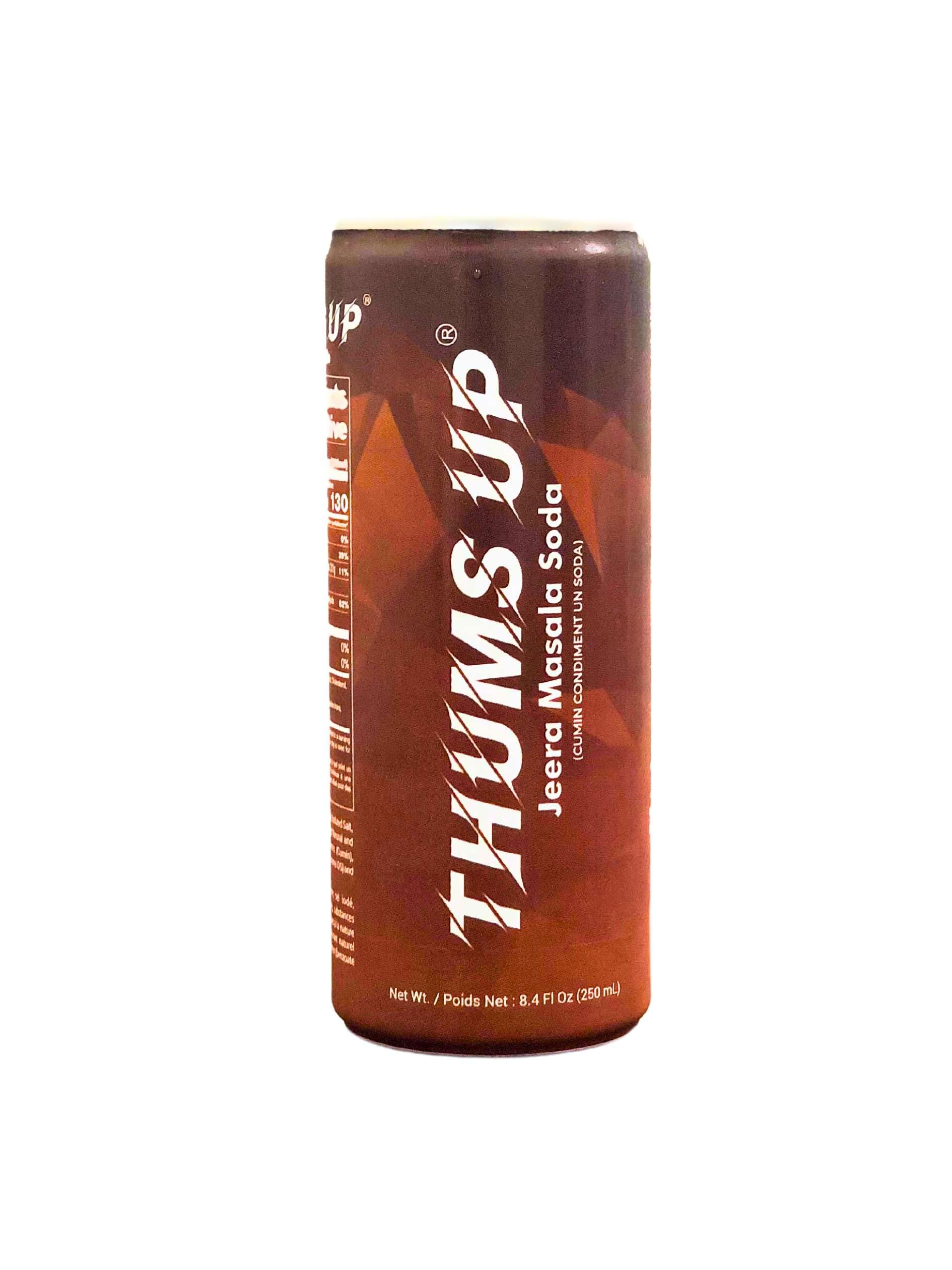 Thums UP Jeera Masala Soda/Cumin Condiment Soda 250ml/ 8.4 Fl.Oz Each (PACK OF 6)