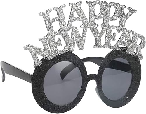 Miniatura 2 de Lentes de Año Nuevo, gafas de sol de Año Nuevo, accesorios para cabina de fotos, para decoraciones de fiesta de Nochevieja 2024