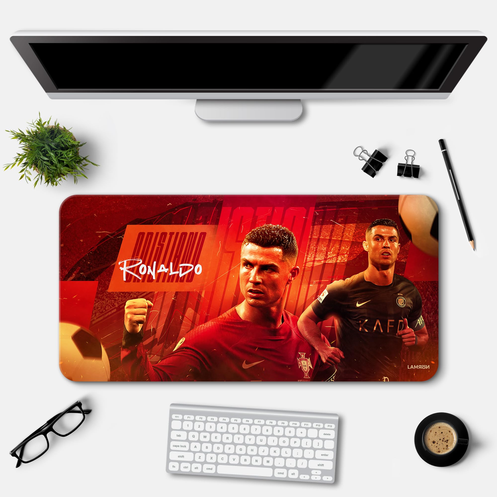 See full amazon price history chart for Lamron Ronaldo Portugal Football Printed Desk Mat | Deskpad | Mouse Pad | Laptop Mat for Work from Home | Gaming Anime Art Mouse Pad | Computer Table Mat | Deskpad for Office Table (11 x 23 Inch) Lamron Ronaldo Portugal Football Printed Desk Mat | Deskpad | Mouse Pad | Laptop Mat for Work from Home | Gaming Anime Art Mouse Pad | Computer Table Mat | Deskpad for Office Table (11 x 23 Inch) (B0D2P2FGS2) Amazon Price History, Amazon Price Tracker