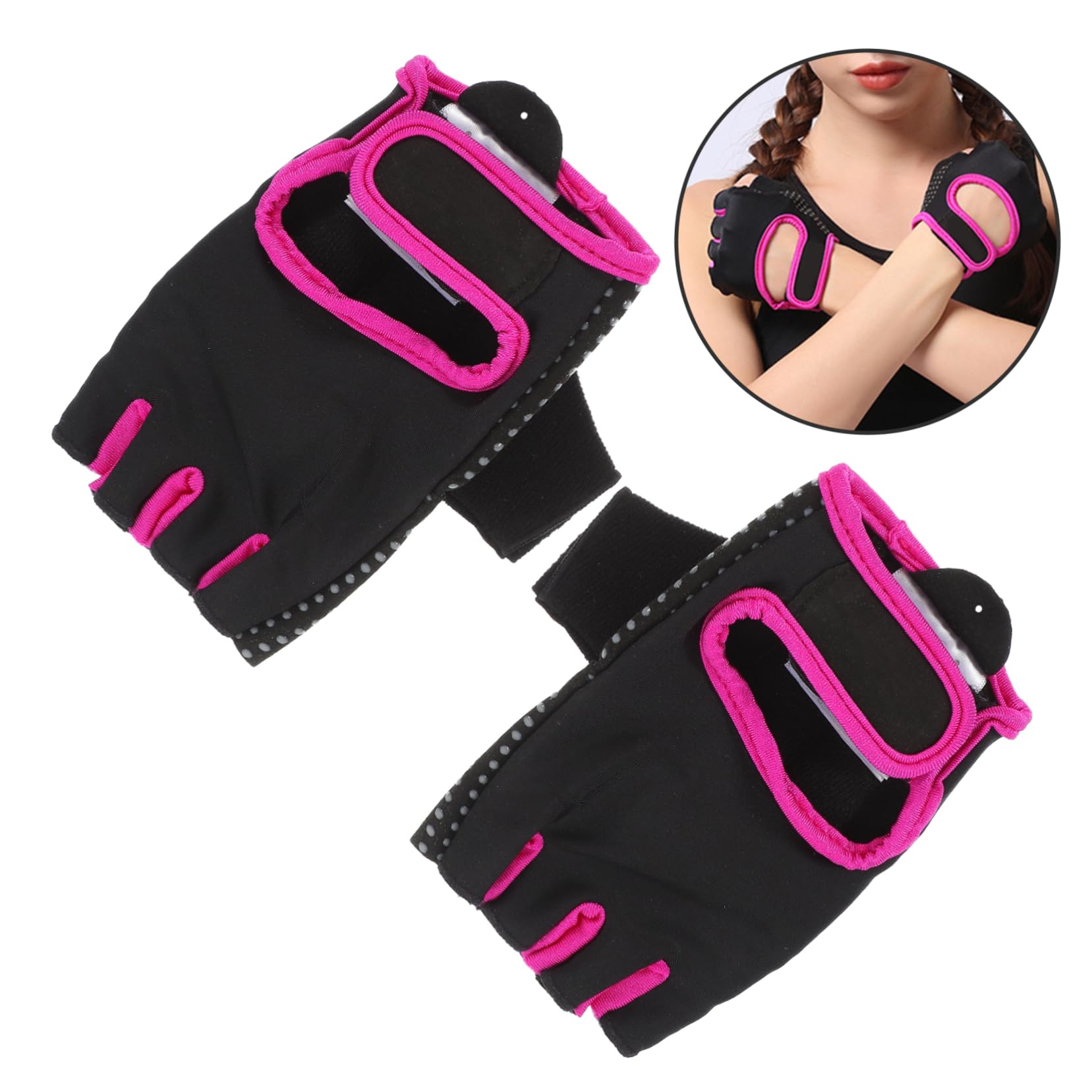 BESPORTBLE Guanto Sportivo Supporto Per Il Palmo Protezione Guanti Pull Up Guanti Powerlifting Guanti Da Allenamento Per Palestra Guanti Con Manubri Guanto Yoga Guanti Per Sollevamento Pesi