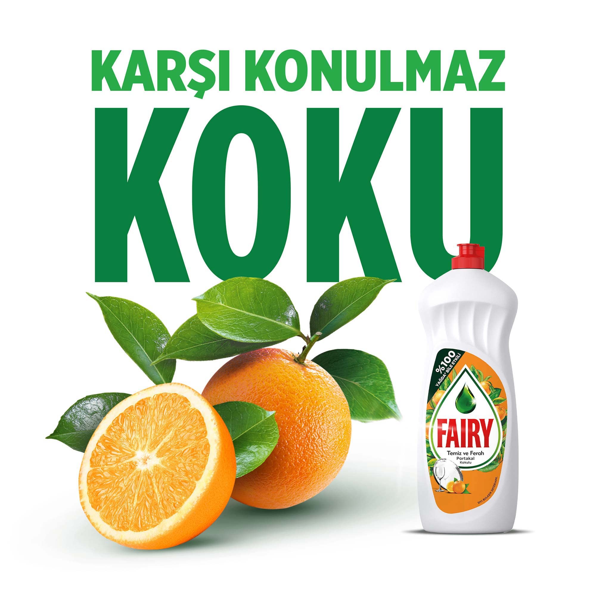 Fairy Sıvı Bulaşık Deterjanı Portakal Kokulu, 1500 ml