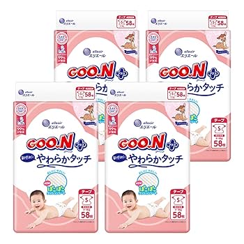 Amazon.co.jp: グーン 【テープ Sサイズ】プラス 敏感肌に