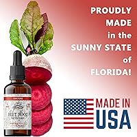 Vista 5 de Suplemento de raíz de remolacha – Absorción extra rápida de remolacha líquida – Extracto orgánico de tintura de raíz de remolacha, sin gluten, 2