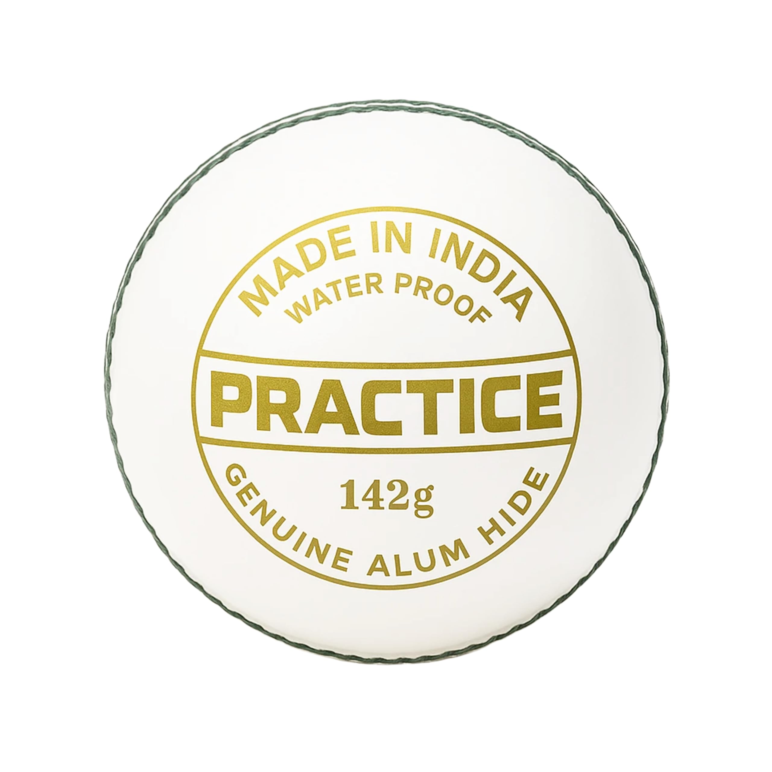 Total Training Leather Season Cricket Ball – White 142g, Lightweight & Seam-Stitched, Ideal for Indoor Nets & Kids Practice-picture-11