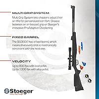 Vista 5 de Stoeger Combo S6000-E - Calibre .22 - Sintético Negro con Miras de Fibra Óptica y Alcance 4 x 32
