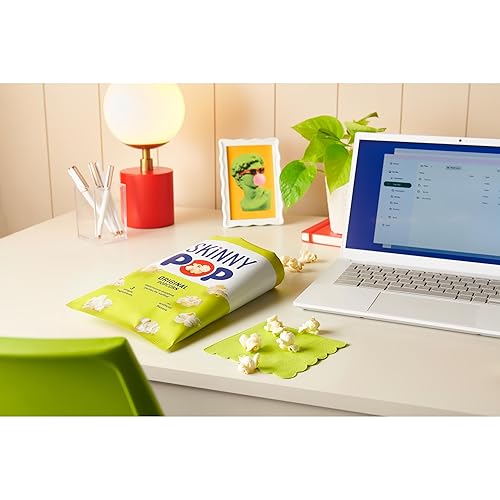 Miniatura 24 de SkinnyPop - Palomitas de maíz, saludables, sin gluten, 30 paquetes de bolsas de tamaño delgado individual tipo bocadillo de 0.65 onzas cada una