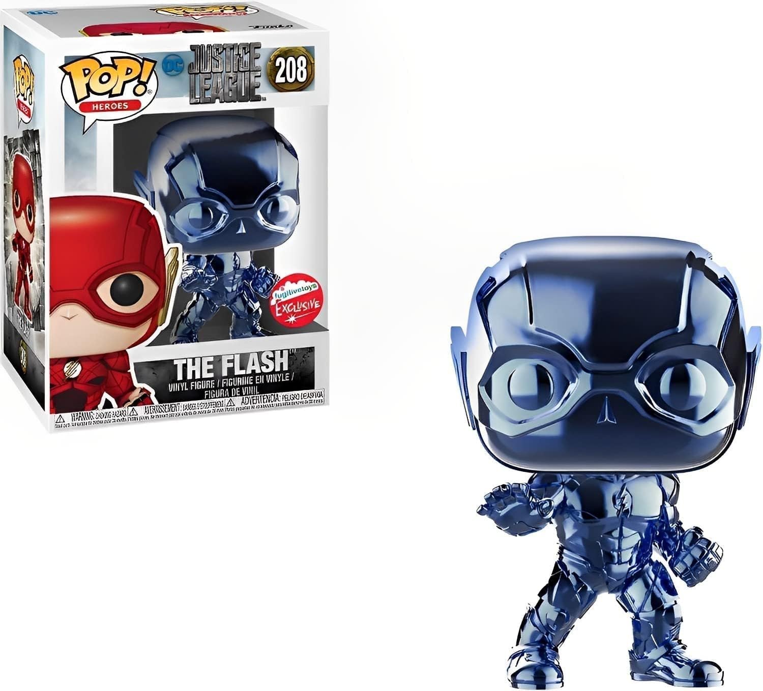 Pop The Flash Blue Chrome Fugitive Toys