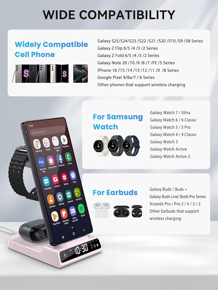 Amazon.com: Wireless Charger for Samsung Charging Station