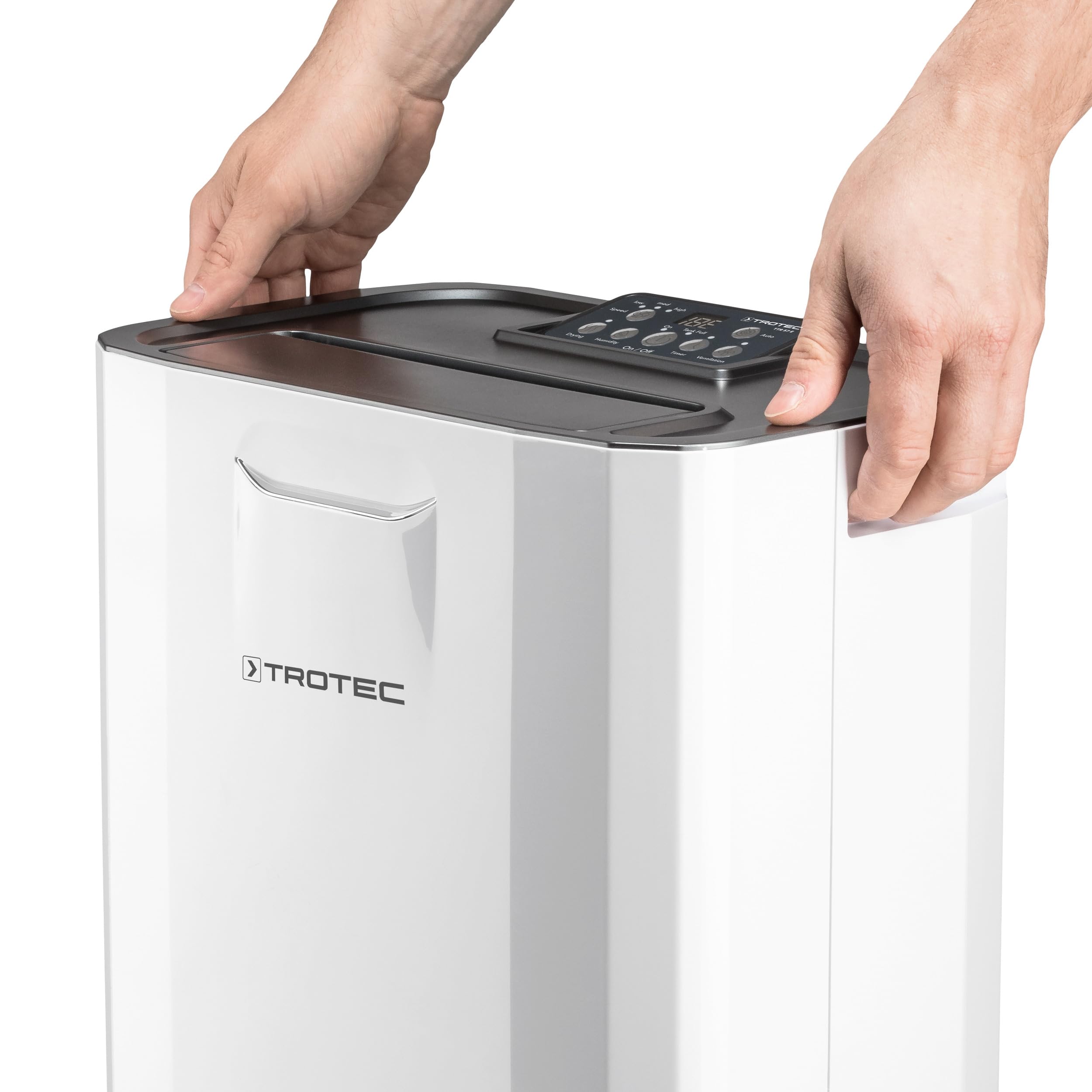 TROTEC TTR 57 E Osuszacz powietrza przenośny idealny do pomieszczeń o powierzchni do 20m² / 50 m³ maks. 9 l/24 h energooszczędny