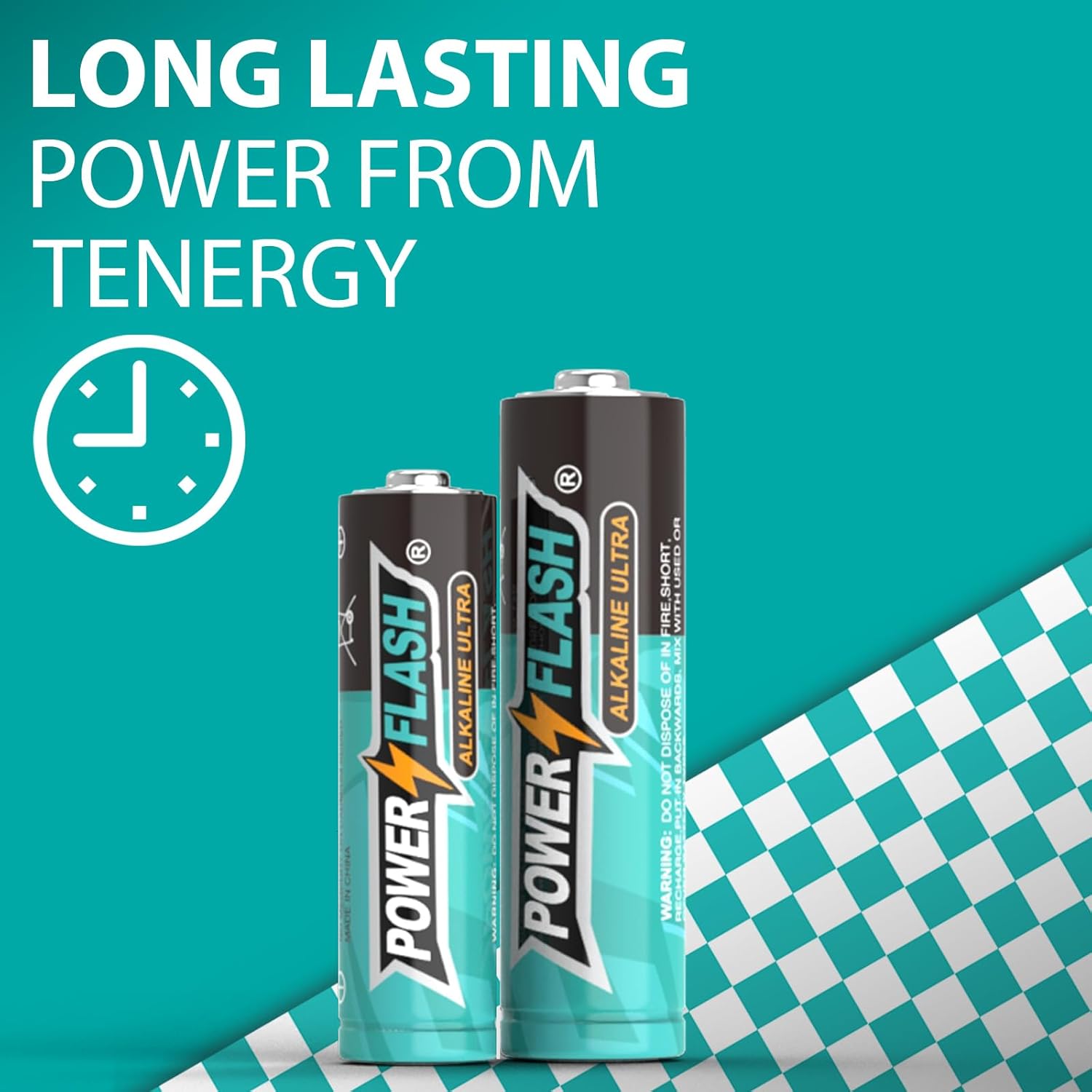 Ultra Long Life Alkaline Combo AA + AAA Batteries, 100 Double a Batteries and 100 Triple a Batteries, 1.5V Batteries 10 Year Warranty (Home and Industrial Pack)