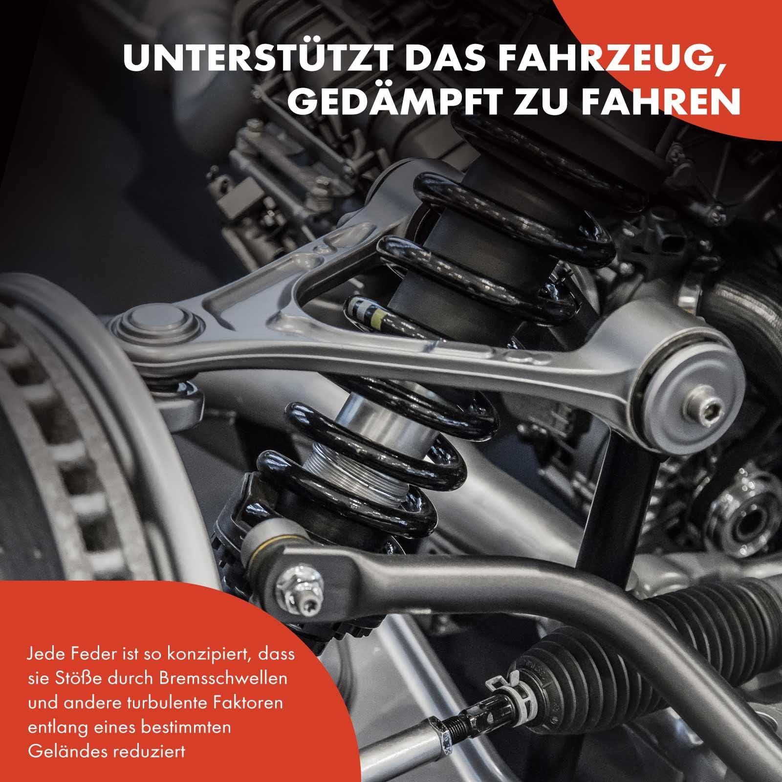ATEC Germany 2 Molle Sospensione Posteriore Per RENAULT GRAND SCÉNIC III - Compatibile JZ0/1 - Foto 5
