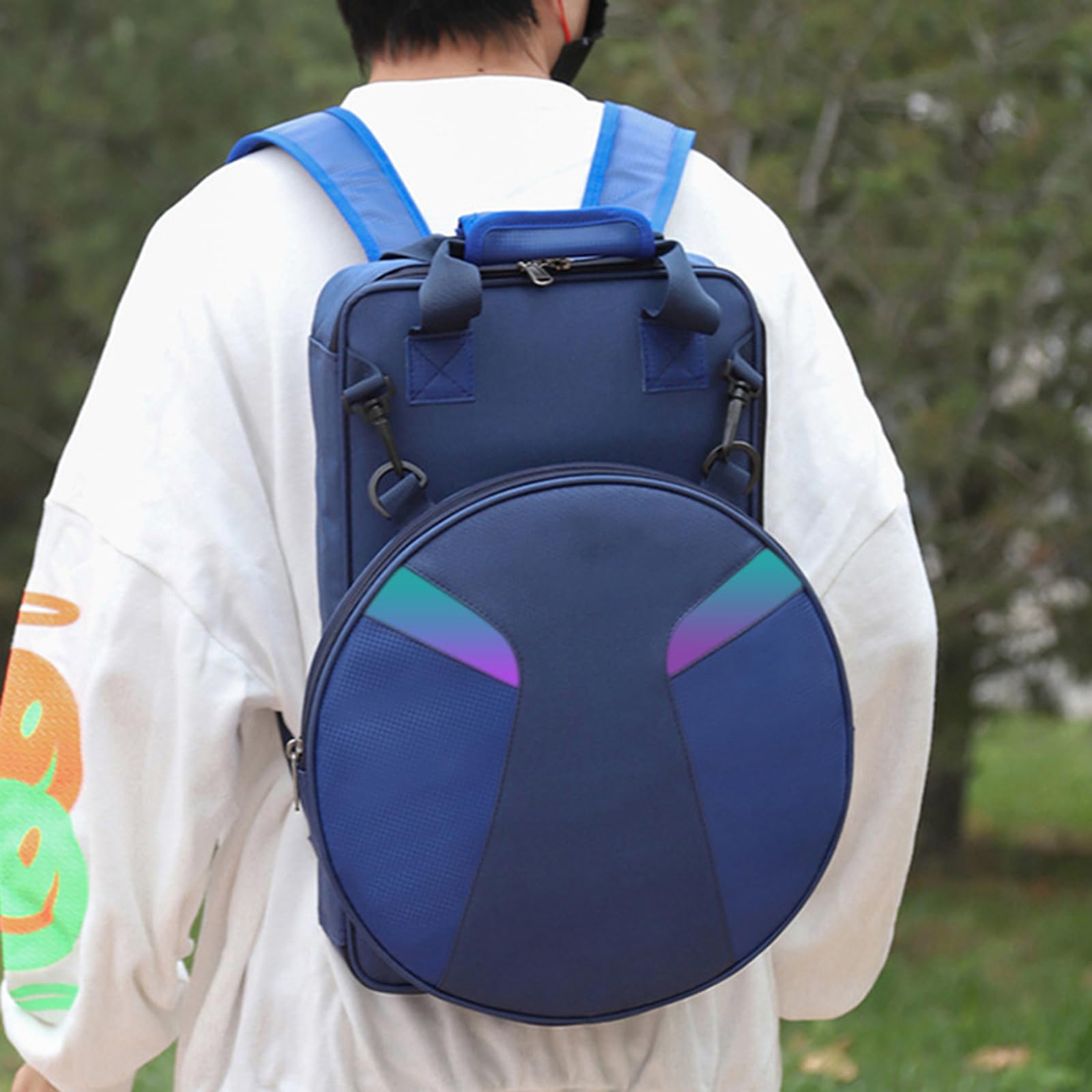Praktischer 12-Zoll Rucksack für leise Trommeln mit wasserdichtem Design und verstellbarem Schultergurt, geeignet einfachen Tragen einer kompakten Tasche für Trommelausrüstung
