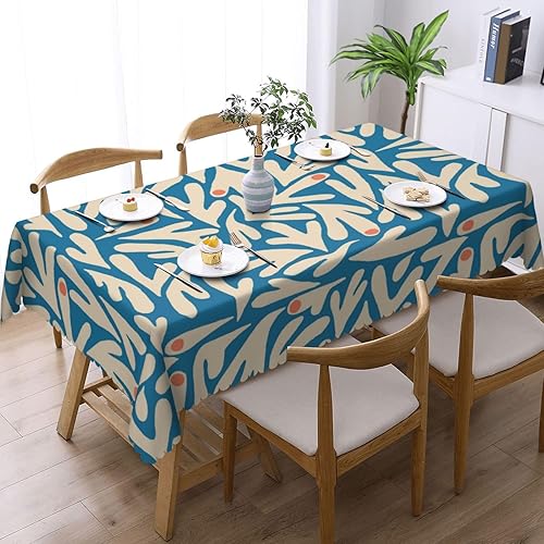 Aimeryup Tropical Style Table Cloth Rectangle Table,Waterproof Tablecloth Rectangle Table Cloth Tablecloths for 6 Foot Rectangle Tables manteles de