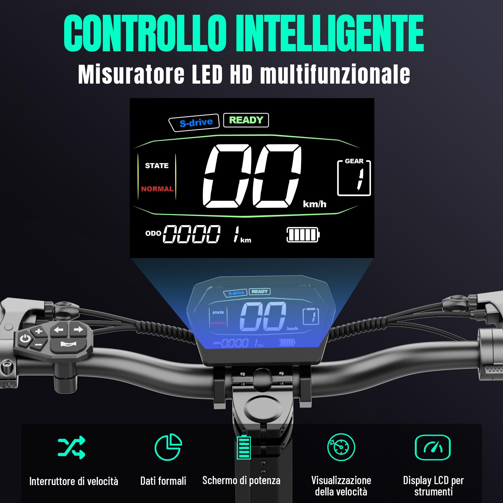 Monopattino Elettrico Adulto, 500W,Autonomia 55-90KM, 13AH/18.2AH Massimo 150 kg, Doppio Ammortizzatore e Freni Disco Anteriori Posteriori,Pneumatici 10 Pollici,E-Scooter Pieghevole